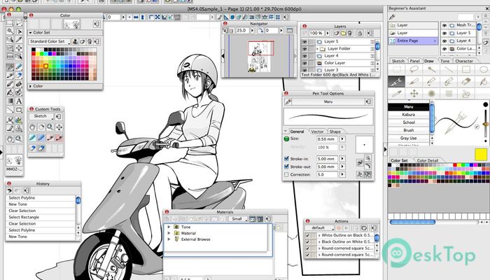  تحميل برنامج Manga Studio EX + Materials برابط مباشر
