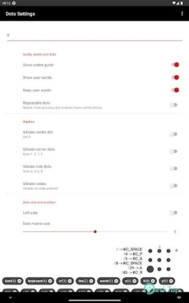 9 dots keyboard 1.10.0 APK MOD Tam Ücretsiz İndir
