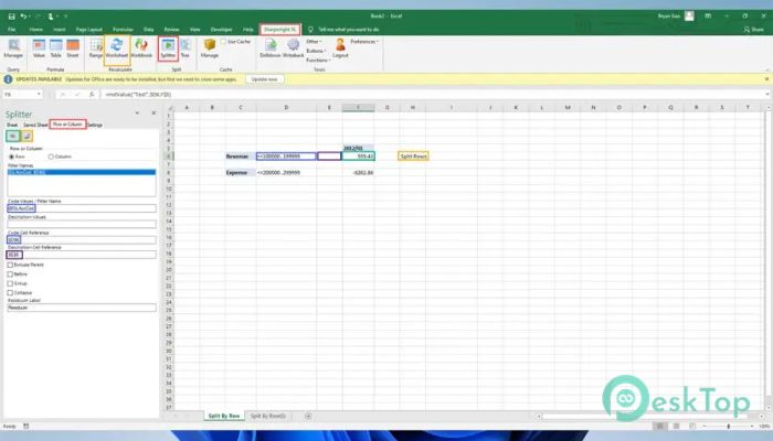 Download Excel Splitter Pro 1.1 Free Full Activated