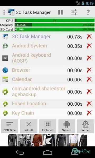 3C Task Manager 3.8.4 APK MOD Tam Ücretsiz İndir