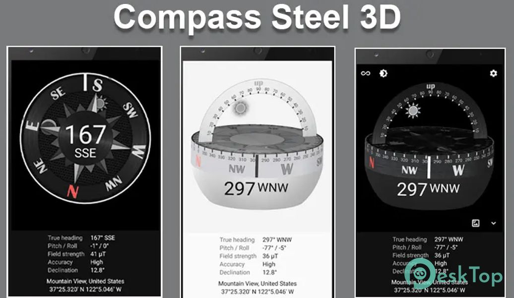 Compass Steel 3D 3.8.1 APK MOD Полная бесплатная загрузка