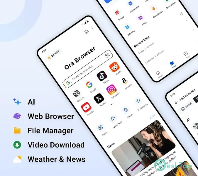 Ora Browser AI - File Manager 1.2.0 APK MOD Descarga gratuita completa