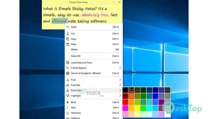  تحميل برنامج Simple Sticky Notes  6.2 برابط مباشر