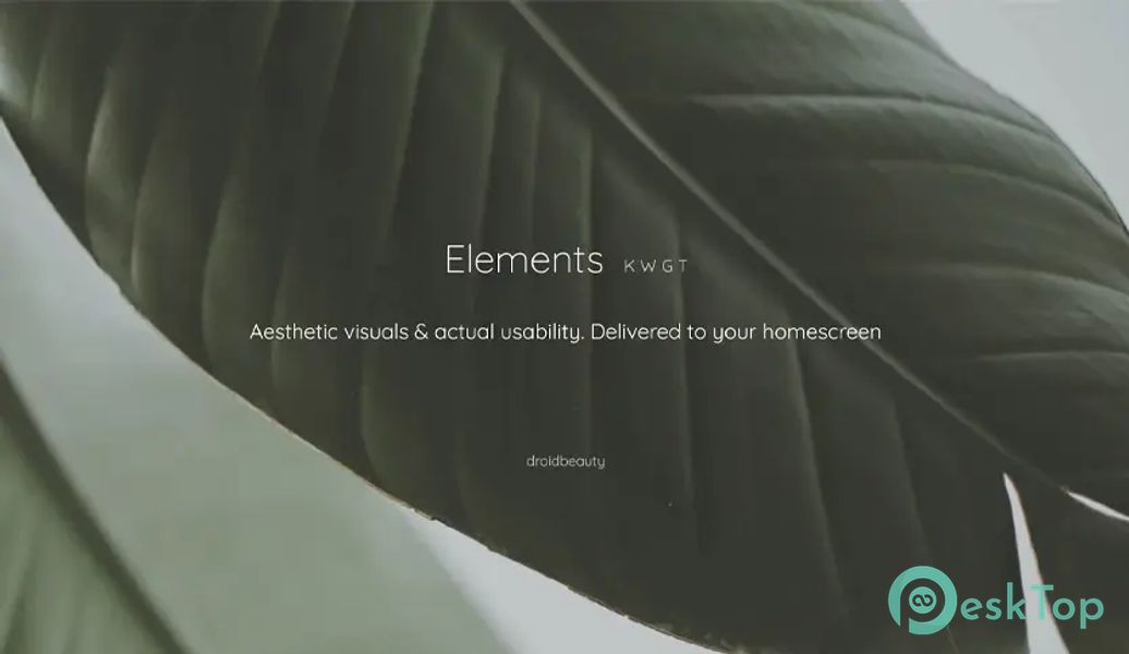 Elements KWGT 12.5 APK MOD フル無料ダウンロード