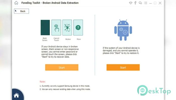 下载 FoneDog Broken Android Data Extraction 1.0.0 免费完整激活版