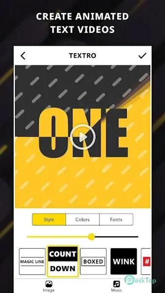Animated Text Video: Textro 1.9 APK MOD मुफ्त पूर्ण डाउनलोड