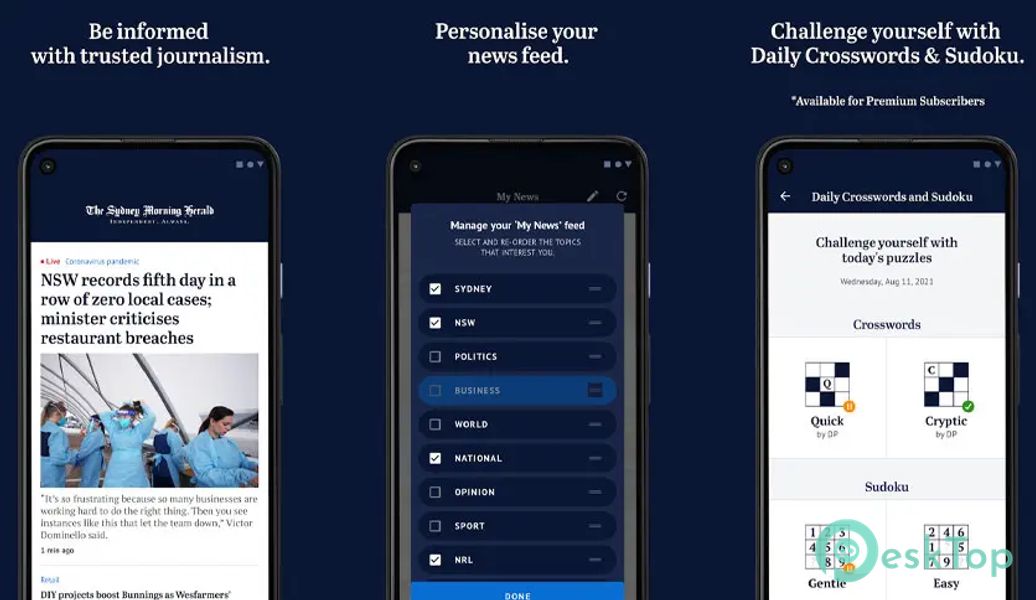 The Sydney Morning Herald v3.7.4 APK MOD Полная бесплатная загрузка