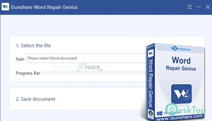 iSunshare Word Repair Genius 3.0.2.2 Tam Sürüm Aktif Edilmiş Ücretsiz İndir