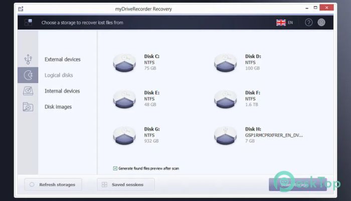 Télécharger myDriveRecorder Recovery 1.16.1 Gratuitement Activé Complètement