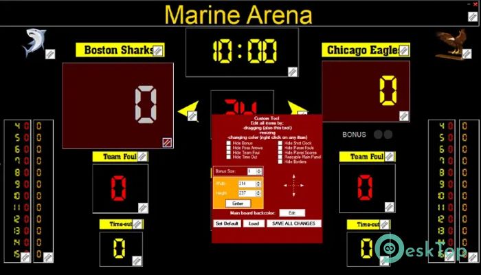 Télécharger Eguasoft Basketball Scoreboard Pro 4.6.4 Gratuitement Activé Complètement