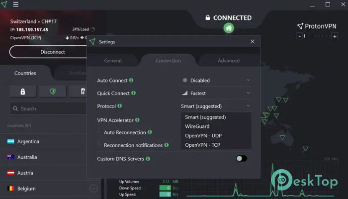 Télécharger ProtonVPN 3.3.2 Gratuitement Activé Complètement