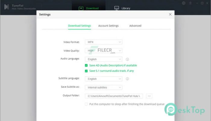  تحميل برنامج TunePat Hulu Video Downloader 1.1.3 برابط مباشر
