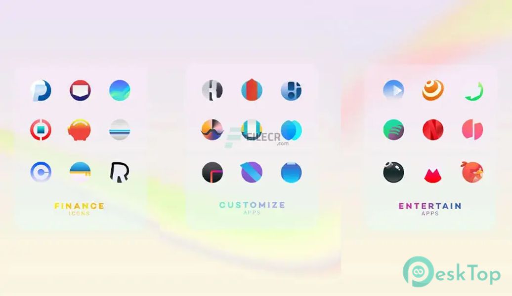 Simplified Gradient Icon Pack 14.2 APK MOD Tam Ücretsiz İndir