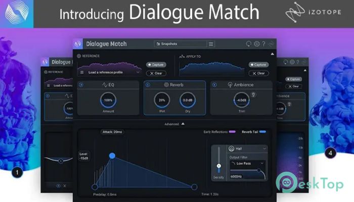 iZotope Dialogue Match 1.2.0 完全アクティベート版を無料でダウンロード