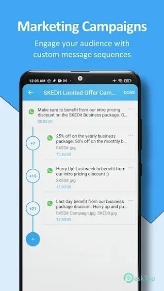 Télécharger SKEDit: Auto Message Scheduler 3.2.0.3 APK MOD Gratuitement et Complet
