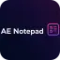 Aescripts - AE Notepad