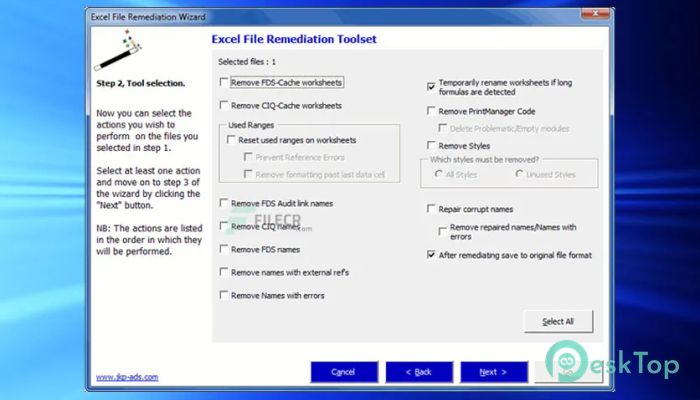  تحميل برنامج Excel File Remediation Tool  2.0.132 برابط مباشر