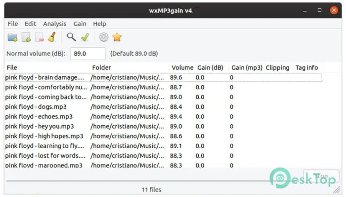 wxMP3gain 4.2 完全アクティベート版を無料でダウンロード
