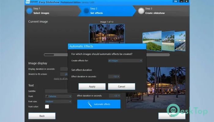 ASCOMP Easy Slideshow Professional 1.001 Tam Sürüm Aktif Edilmiş Ücretsiz İndir