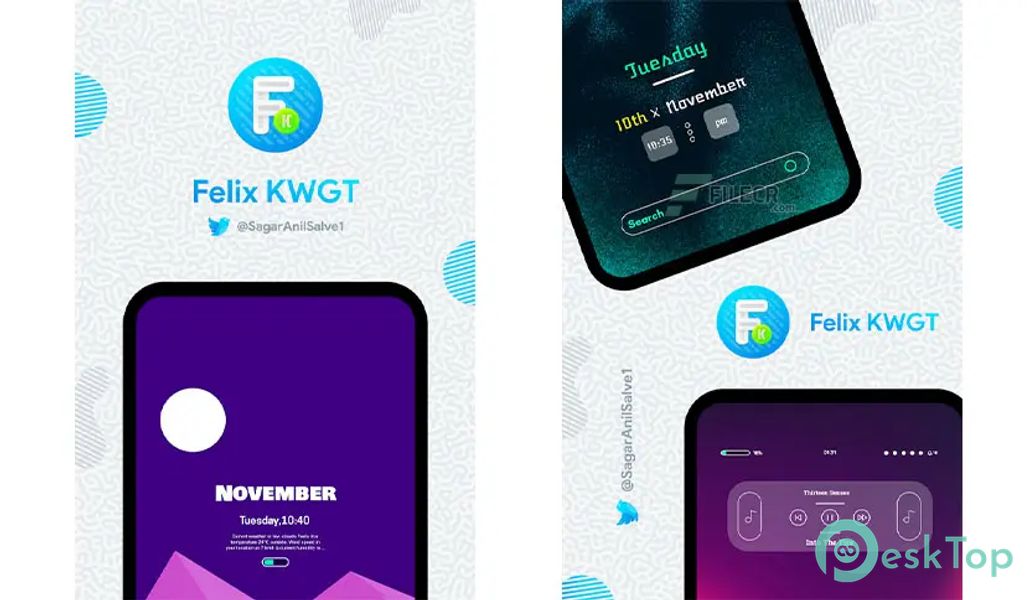 Felix KWGT v13.0.0 APK MOD Tam Ücretsiz İndir