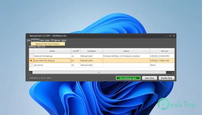 تحميل برنامج FastNeuron BackupChain  4.1.5507 برابط مباشر
