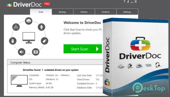 DriverDoc Pro 2024 v1.0.0.4 完全アクティベート版を無料でダウンロード