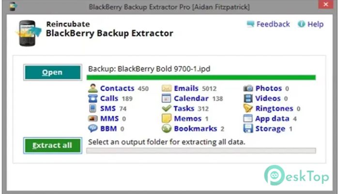 下载 Reincubate BlackBerry Backup Extractor 1.0.0 免费完整激活版