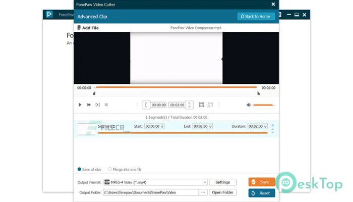 下载 FonePaw Video Cutter  1.0.8 免费完整激活版