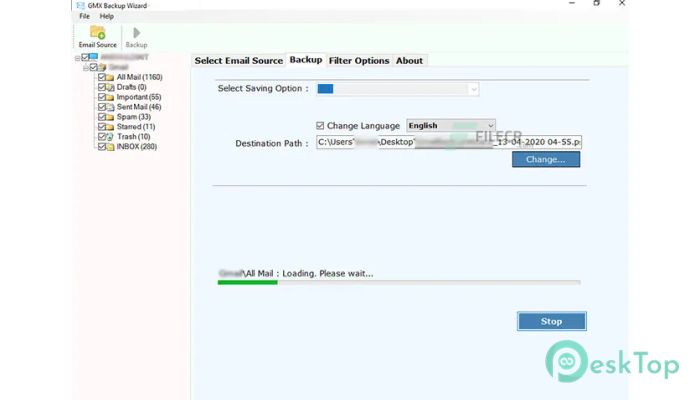 RecoveryTools GMX Backup Wizard 6.2 Tam Sürüm Aktif Edilmiş Ücretsiz İndir