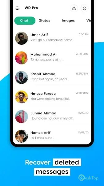 WD Pro: Recover Messages 1.1.6 APK MOD تحميل مجاني كامل