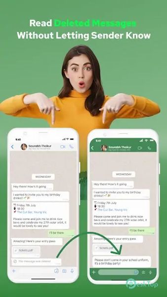 Unseen Last Seen Hidden Chat 2.2 APK MOD Unlocked (Full) Free Download