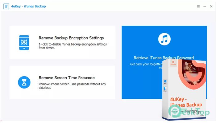 Download Tenorshare 4uKey iTunes Backup 5.2.16.1 Free Full Activated