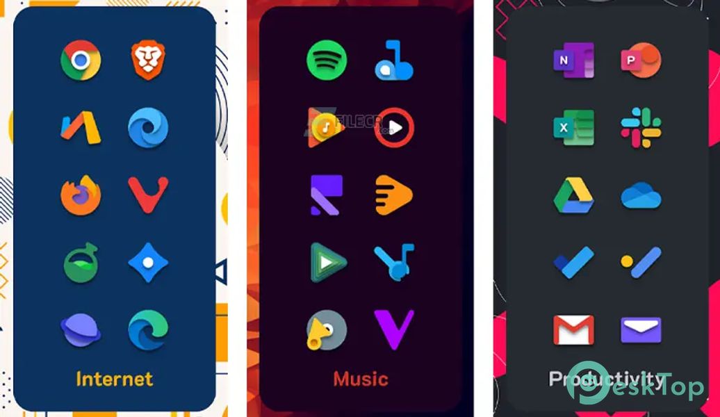 Aprikola Shapeless Icon Pack v1.24 APK MOD Tam Ücretsiz İndir