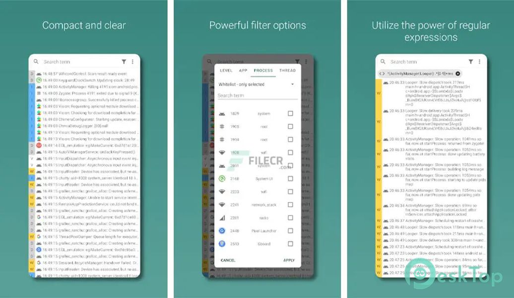 Logcat Reader Professional 1.1.0 APK MOD Tam Ücretsiz İndir