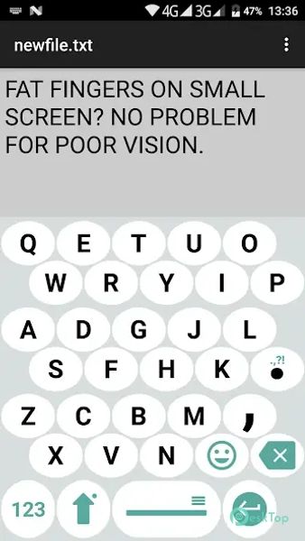 1C Big Keyboard 1.205 b206 APK MOD Полная бесплатная загрузка