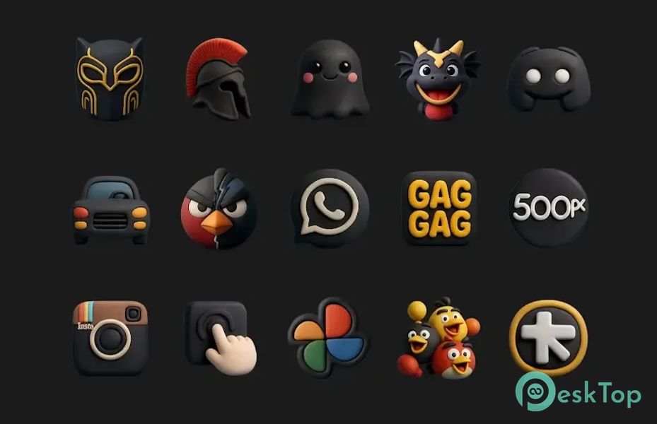 Funko Dark - Icon Pack 1.68 APK MOD Unlocked (Full) Free Download