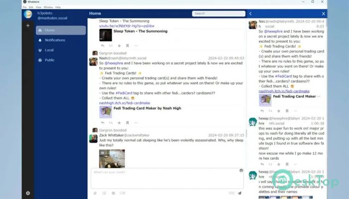 تحميل برنامج Whalebird 6.2.3 برابط مباشر
