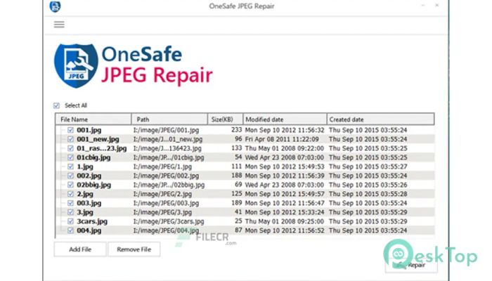Download OneSafe JPEG Repair 4.5.0.0 Free Full Activated