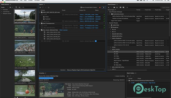Adobe Media Encoder 2021 15.4.1.5 Tam Sürüm Aktif Edilmiş Ücretsiz İndir