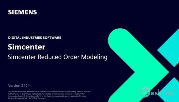 Siemens Simcenter ROM (Reduced Order Modeling) 2404.0 Tam Sürüm Aktif Edilmiş Ücretsiz İndir