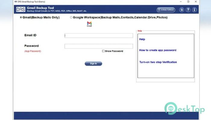 Download MigrateEmails Gmail Backup Tool 1.0 Free Full Activated