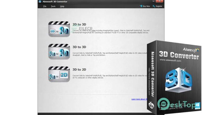 Aiseesoft 3D Converter  6.5.16 完全アクティベート版を無料でダウンロード