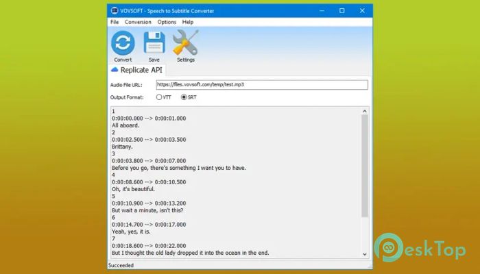 Download Vovsoft Speech to Subtitle Converter 1.0 Free Full Activated