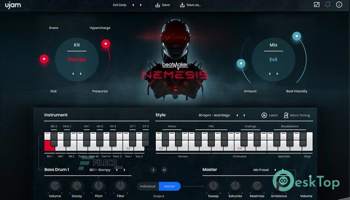 UJAM Beatmaker NEMESIS 2.1.2 Tam Sürüm Aktif Edilmiş Ücretsiz İndir