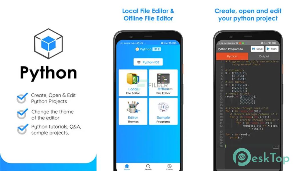 Python IDE Mobile Editor Pro 1.5.3 build 54 APK MOD Tam Ücretsiz İndir