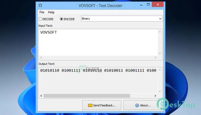 تحميل برنامج VovSoft Text Decoder And Encoder 1.6 برابط مباشر