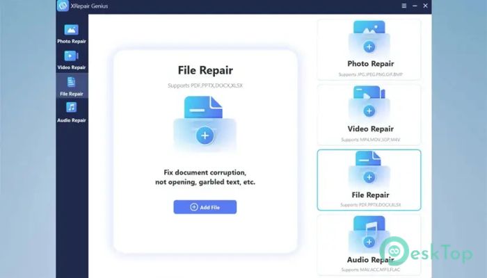 Descargar iSunshare XRepair Genius 3.0.1.6 Completo Activado Gratis