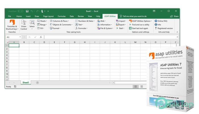 Download ASAP Utilities for Excel 8.3 Free Full Activated
