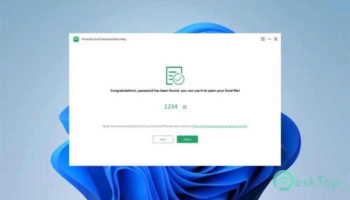 FonesGo Excel Password Recovery