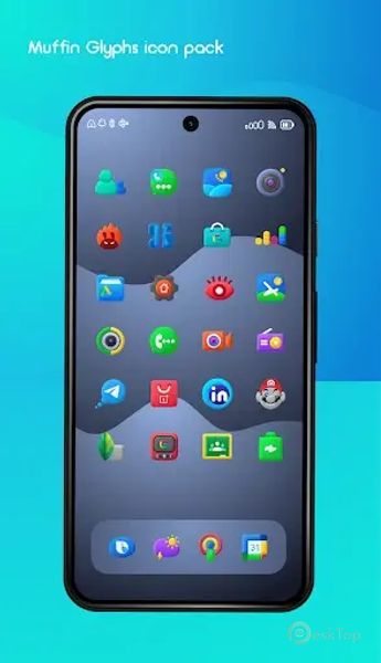 Muffin Glyphs Icon Pack 2.0.2 APK MOD تحميل مجاني كامل